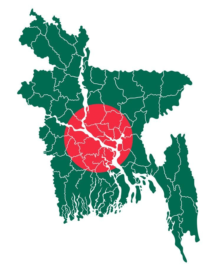 Official Bangladesh Map Watermark